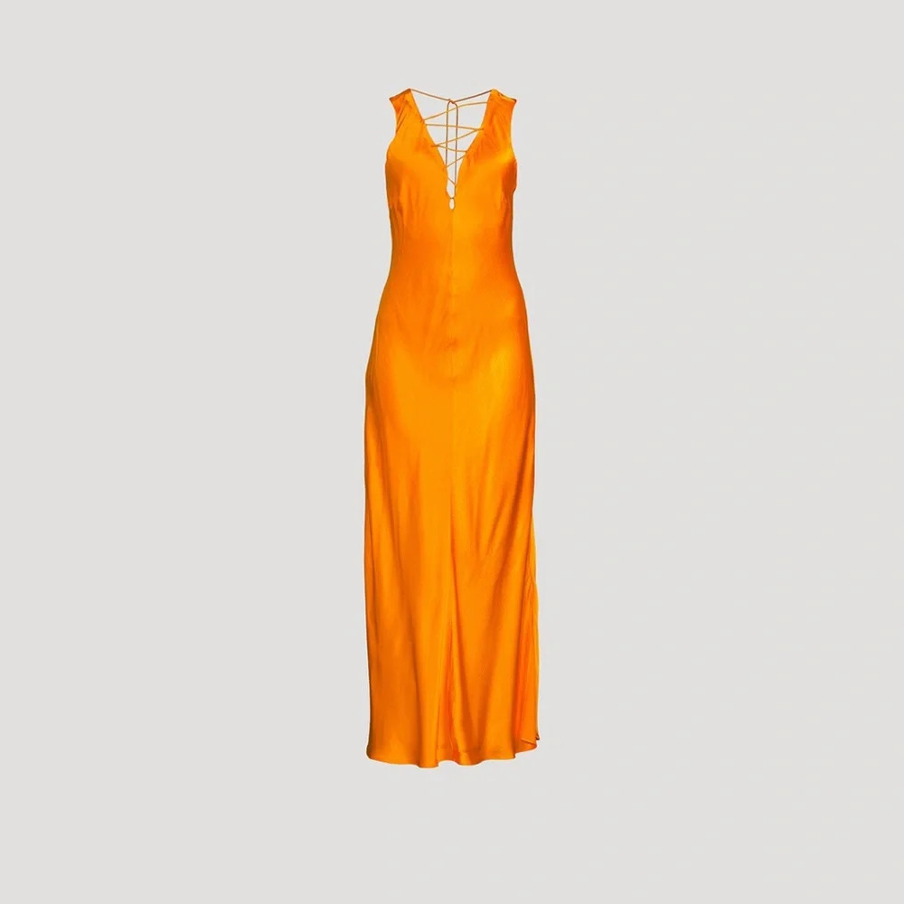 FRAME
Lace Front Midi Dress size L